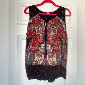 Bila Multicolor Patterned Top